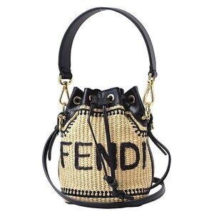 Fendi Montresor Leather Natural Bag